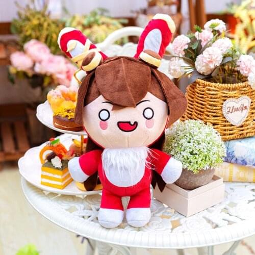 Game Genshin Impact Amber Rabbit Plush Doll Baron Bunny Stuffed Toys Cosplay Props Accessories Halloween Birthday Gifts 40CM