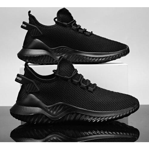 Fashion Sneakers Lightweight Men Casual Shoes Breathable Male Footwear Lace Up Walking Shoe