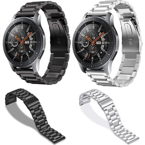 Fashion stainless steel Watch strap for Samsung Galaxy high quality 22mm 20mm metal band for Samsung Gear S3 Frontier Bracelet