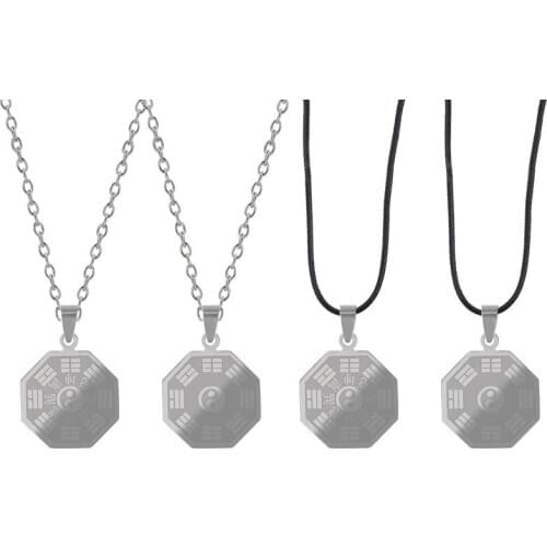 Best selling mens long chain necklace titanium steel stainless steel gossip pendant optional rope chain custom jewelry gift