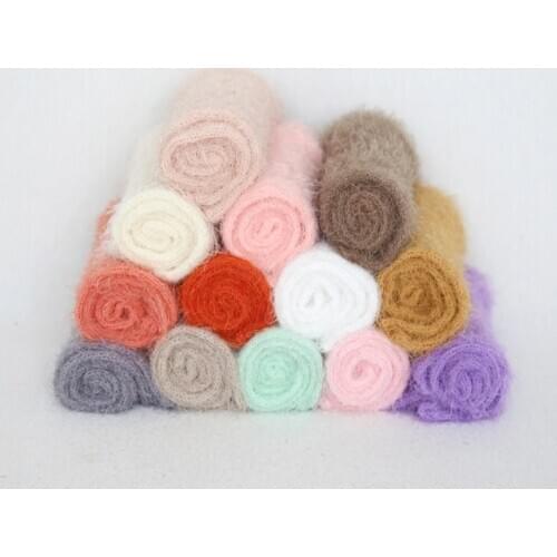 Soft Baby Knit Stretch wrap for photo props Newborn Photography Outfit Basket Stuffer Fuzzy wrap Baby Wraps