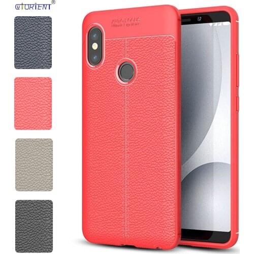 For Xiaomi Mi A2 Soft Silicone Bumper Case Xiomi Xaomi Mi A2 6X Shockproof Matte Cover MiA2 XiaomiA2 Leather Texture Phone Funda