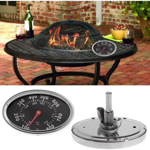 800℉ Oval BBQ Pit Smoker Grill Thermometer Dial Temperature Gauge Replacement