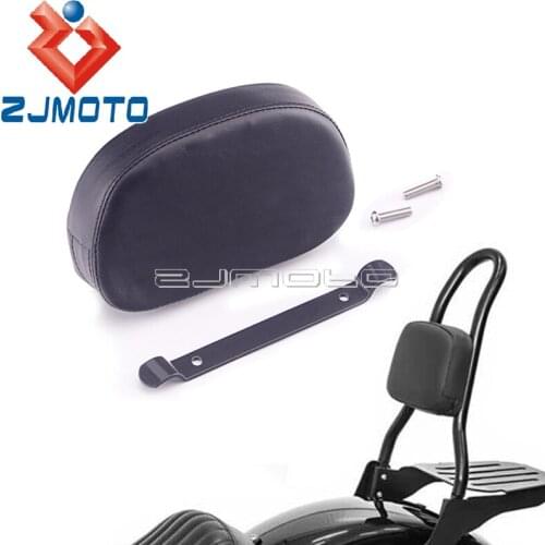 For Harley 2018 2019 2020 Softail FLST Street Bob Low Rider FXBB Motorcycle Sissy Bar Backrest Pad Passenger Pad Pillow Cushion
