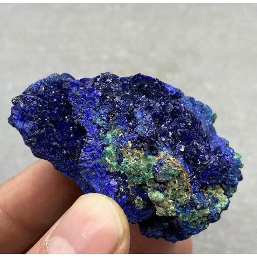 Natural azurite mineral cristal espécime da província de anhui, china . X15