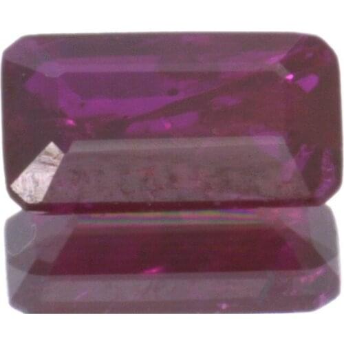 1,04ct Ruby Emerald Cut