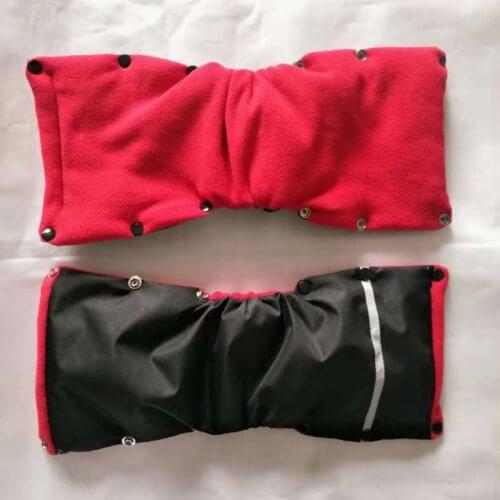 C5AA Newborn Stroller Gloves Winter Warm Kids Pushchair Hand Muff Mitten Baby Buggy Clutch Cart Outdoor Waterproof Glove Pram