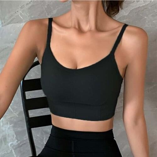 Sports Bra 2021 Women Fitness Top Seamless Yoga Bra Black White Running Yoga Gym Crop Top Women Push Up Sport Bra Top