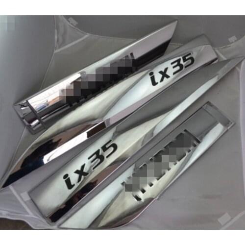 Car styling ABS Chrome body side moldings side door decoration For Hyundai ix35 2009-2016