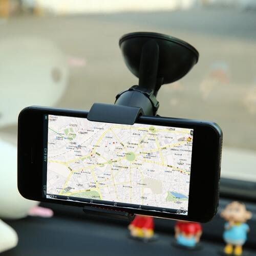 Car Styling ABS Plastic 360 Degree Rotation Adjustable Windshield Mount Stand Sucker Holder Bracket for Phones GPS Navigation