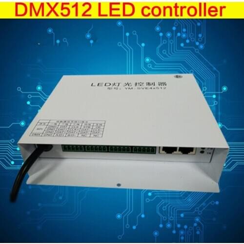 SVE4X512 DMX512 LED Slave controller slaver on-line pixel controller,need to work with master controller:YM-LM501