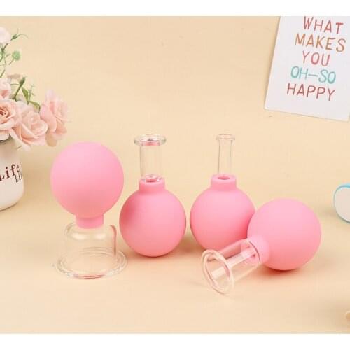 1PCS Vacuum Cupping Cups Body Massage Pvc Head Glass Suction Anti Cellulite Cup Lip Enhancer Device Therapy Jar