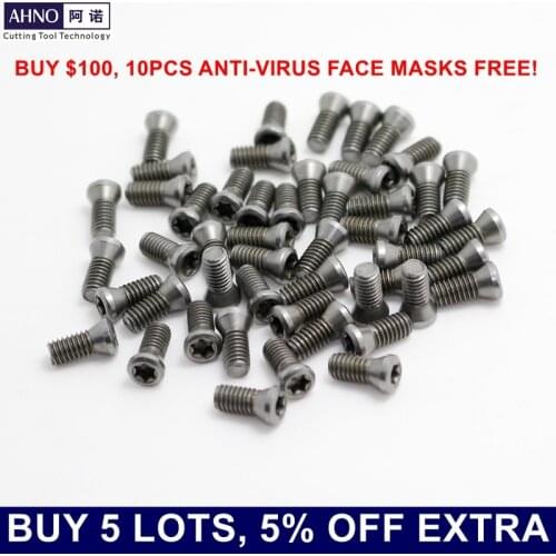 50pcs/lot M2 M3 M4 M5 Trox Screws to Fix the Lathe or Milling or Boring Inserts on CNC Cutting Holders and Machine