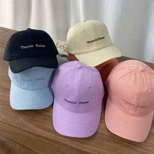 Baseball cap female Korean version of the tide brand ins wind display face small Japanese hat all-match casual street letter cap