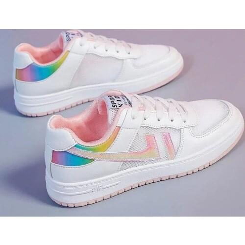 2021 Summer Women Sneakers White Tennis Women Shoes Canvas Slip on Female Row Shoes Platform Flats Casual Ladies Vulcanize Shoes