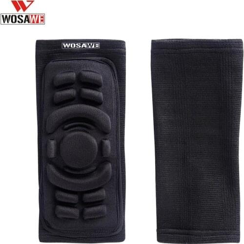 WOSAWE 1 Pair Compression Elbow Pads Arm Brace Support Fitness MTB Bike Protector Volleyball Basketball Breathable Elbow Wraps