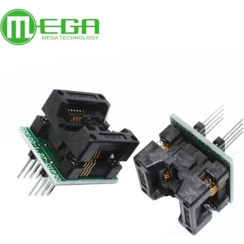 10pcs SOP8 TURN DIP8 WIDE SOP8 to DIP8 Programmer adapter Socket Converter for SOP8 Wide 200mil(Wide) NEW