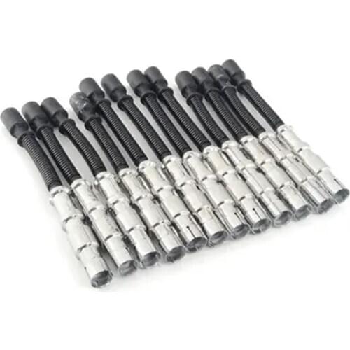 12 spark plug wires for Mercedes E320 W210 W203 W211 W220 W251 R171 C240 C320 C55 E55 ML500 1121500118 1121500218 factory