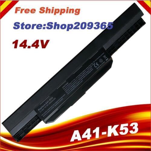 14.4V laptop battery pack A32-K53 A41-K53 for ASUS K53 K53E X54C X53S X53 K53S X53E