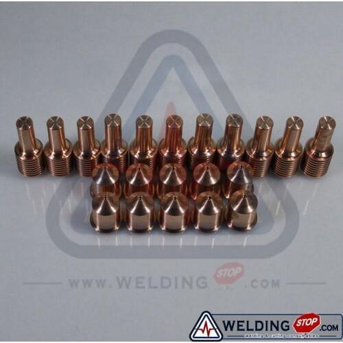 220671+220669 Nozzle Electrode 20pcs pack PMX45 Air Plasma Cutting Torch Consumables