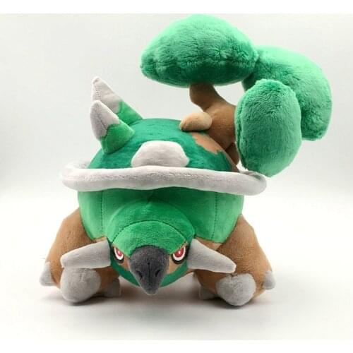 33cm Cartoon Anime Torterra Stuffed Plush Toys Mobile Forest Pokemoned Plush Doll Toys Birthday Gifts for Kid Room Decoration