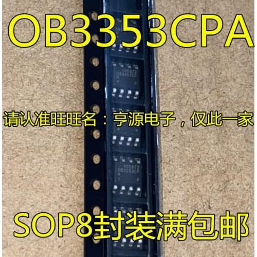 50Pcs OB3353 OB3353CPA OB3353CP SOP8 in stock 100% new and original