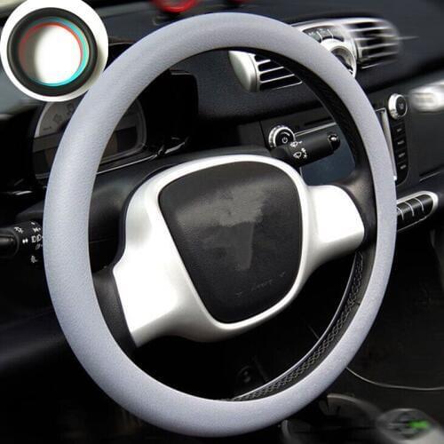 Car styling Hot silicone car steering wheel cover For Audi A1 A2 A3 A4 A5 A6 A7 A8 Q2 Q3 Q5 Q7 S3 S4 S5 S6 S7 S8 TT TTS RS3-RS6