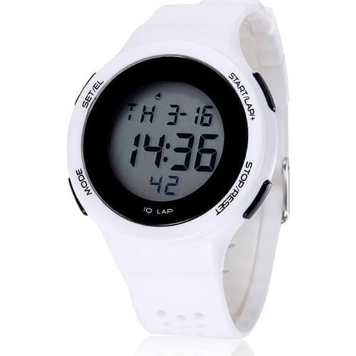 Shhors Men Watches Men Led Digital Watches Fashion Men Sports Watches LED Electronic Wristwatch Silicone Watch Reloj Hombre 2019