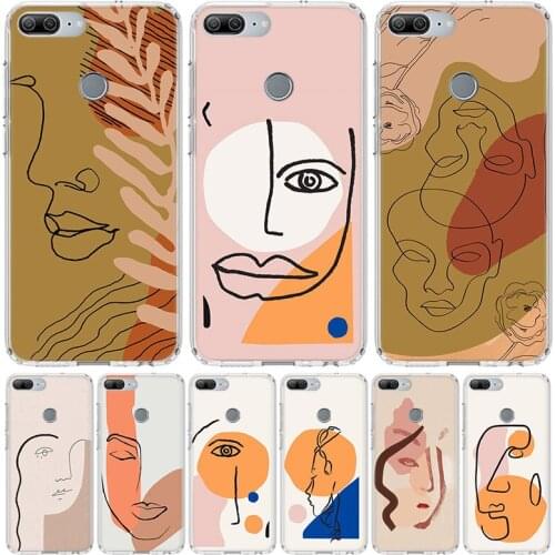 Abstract Art Painting Matisse Funny Face Phone Case for Huawei Honor 10 9 20 7A 7X 8A 8S 8X 9X Lite Pro Y5 Y6 Y7 Y9S 2019 10i 20