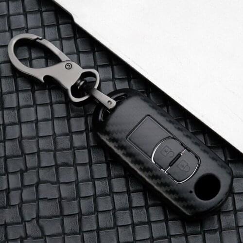 Car Key Case Cover For Mazda 2 3 5 6 Atenza Axela CX-5 CX5 CX 5 CX3 CX-4 CX7 CX9 MX5 2014 2015 2016 2017 2018 2019 Accessories