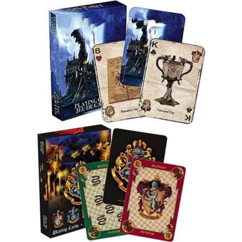 Harri Playing Game Cards House Potters Collection Badges Symbols Castle Crests 2 Patterns English Logo magic Kid Toy