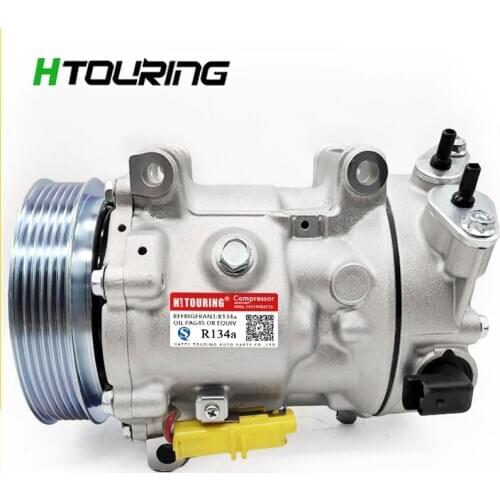 SD7C16 A/C Compressor for Peugeot 408 207 308 807 406 C4 9800839580 9671216780 9659875880 9651911480 9656483580 6453WN 6453WP