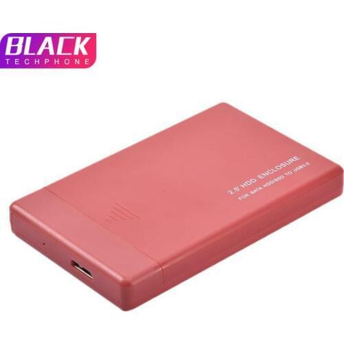 USB3.0 SATA3.0 Hard Disk Drive External HDD Enclosure Case 2.5" HDD Case 6Gbps Support Unlimited Memory HDD/SDD UASP Protocol