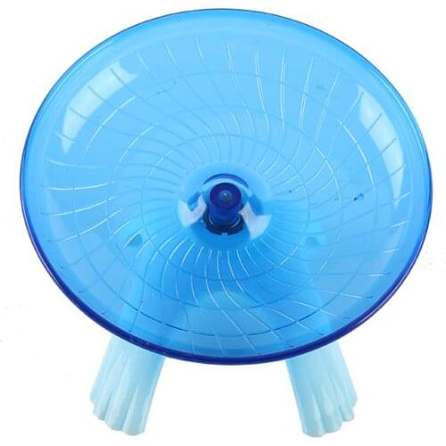 Pet Hamster Flying Saucer Exercise Squirrel Wheel Hamster Mouse Running Disc Rat Toys Cage Small Animal Hamster Accessories