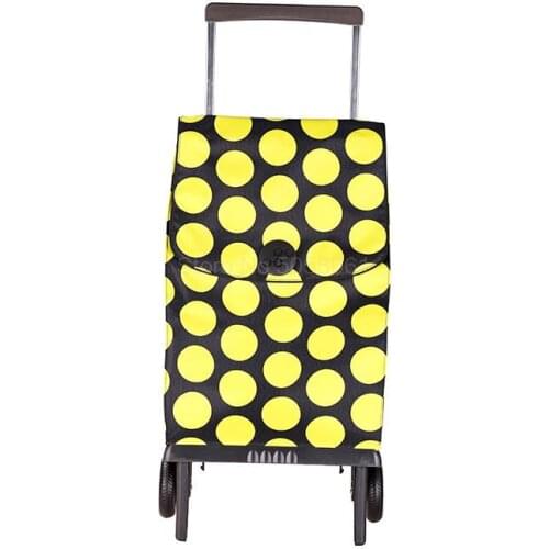 Likuai Import Shopping Car, Pull-rod Suitcase, Large Capacity Shopping Car, Vegetable Purchase Handcart, Folding And Portability