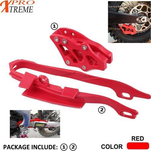 Motorcycles Swingarm Chain Slider + Chain Guide Guard For HONDA CR125R CR250R CRF250R CRF450R CRF250X CRF450X CRF