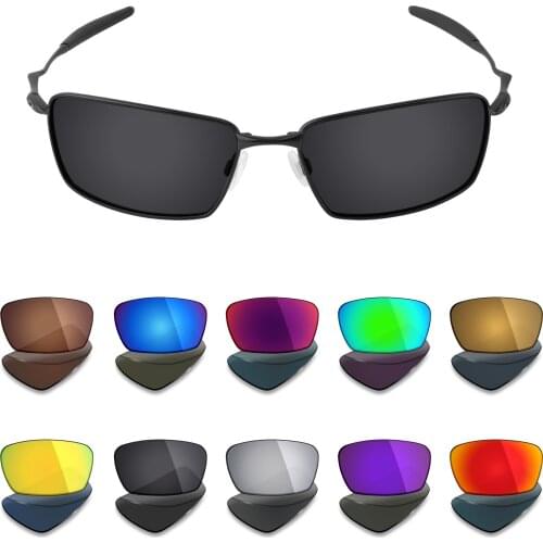 Mryok Polarized Replacement Lenses for Oakley Square Whisker Sunglasses (Lenses Only) - Options