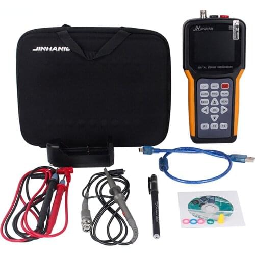 Handheld Oscilloscope 2 Channels 20MHz oscilloscope Bandwidth mini portable digital oscilloscope Jinhan JDS2012A JDS2022A