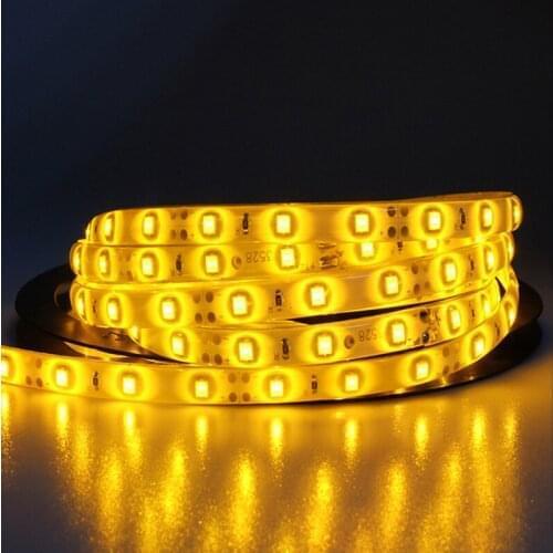 SMD 3528 RGB LED Strip IP65 Waterproof 300leds/5M Led Flexible Diode Tape 12V LED Ribbon 60LED/M Led strip for Home Decoration