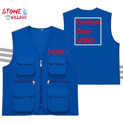 Мужские жилеты с карманами STONE VILLAGE China At AliExpress