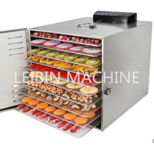 Food Fruit Dryer Fruit and Vegetable Pet Meat Air Dried Dehydration Machine Commercial 10 Layers Dehydrator