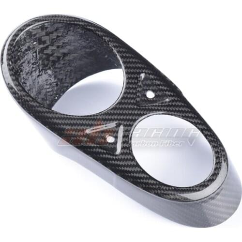 Heat protection cover at exhaust end For Honda CB1000R 2017-2019 100% Carbon Fiber