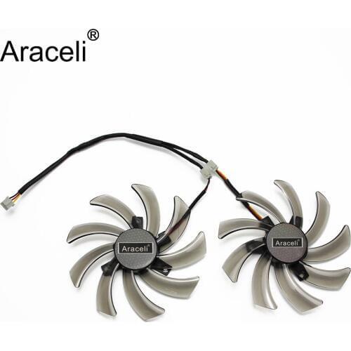 2PCS/lot PLD10010S12H 95mm For GIGABYTE GTX 560 600 650 Ti 660 Ti 670 750 Ti Fan 40mm HD7750 HD7790 HD7850 Fan 12V 0.30A fan