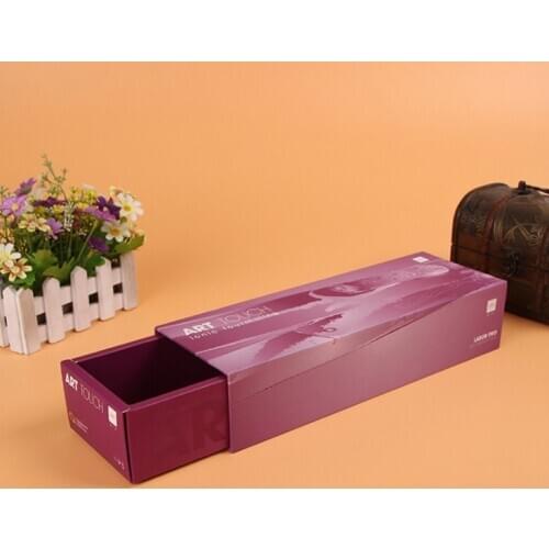Alibaba China Sliding Drawer Custom Wig Packaging Box For Hair Extensions ---DH12028
