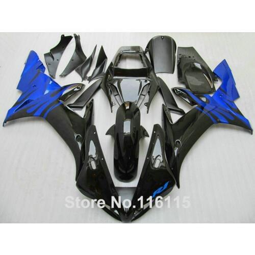 High quality ABS Fairing kit for YAMAHA R1 2002 2003 blue black fairings set Full injection molding YZF R1 02 03 YZ5