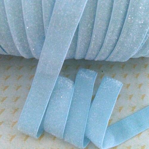 5/8" frosted glitter elastic M-9(4) for accessaries, 150yards/roll