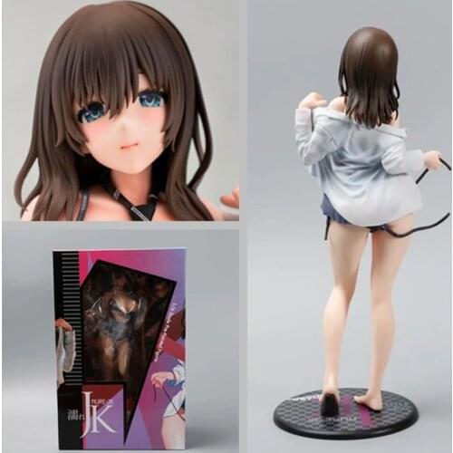 Anime Daiki JK Black Peak Color 27CM High School Student Motaro Figure Can Change Face PVC Action Figure Doll Toy Ornaments Gift