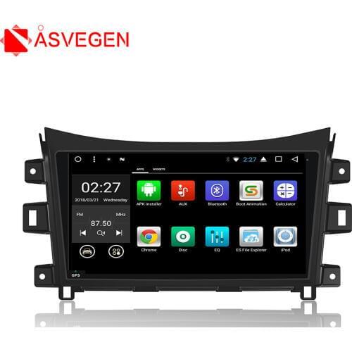 Asvegen 9 inch Android 7.1 Quad Core Car Radio GPS Navigation Stereo Headunit Multimedia DVD Player For Nissan Navara 2015