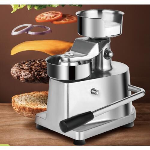Free shipping Manual hamburger patty forming machine, bakemeat former, meat pie maker