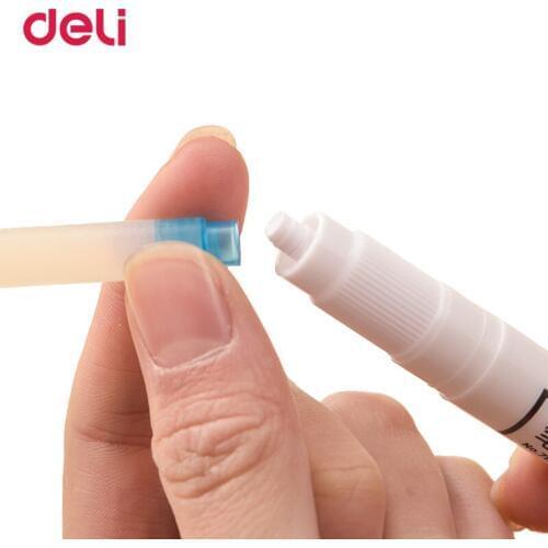 Deli 2018 wholesale pen shape glue stick set with spare glue for school office supply strong adhesives super glue DIY hand work